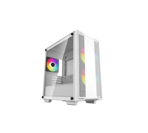 корпус Deepcool CC360 WH ARGB без БП, боковое окно (закаленное стекло), белый, mATX (R-CC360-WHAPM3-G-1)