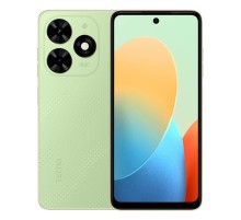 BG6 TECNO SPARK Go 2024 3/64 Magic Skin Green, 6.56", 20:9, 1612 x 720 пикселей, 1.6GHz, 8 Core, 3GB RAM, 64GB, up to 1TB flash, 13Mpix+AI/8Mpix, 2 Sim, 4G, BT v5.0, WiFi 802.11 b/g/n, GPS/AGPS, GLONASS,NFC, Type-C, 4900mAh, Android T-GO, 183g, 163,6