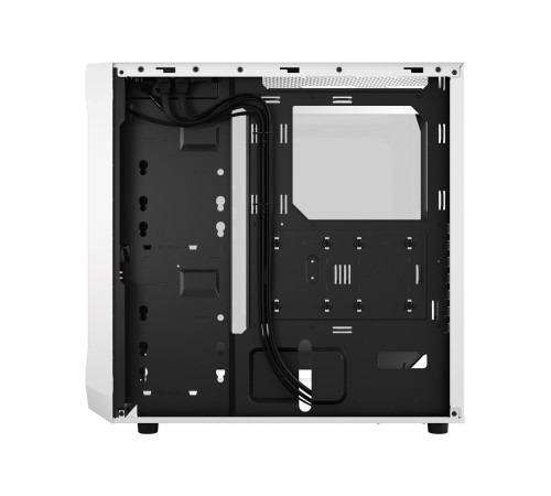 Корпус ПК без блока питания/ Case Fractal Design Focus 2 RGB, Midi-Tower, 2x140mm RGB, 2xUSB-A 3.2 ATX, mATX, mITX White