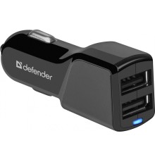 Defender Автомобильный адаптер UCA-34 2xUSB, 5V/3.4А