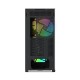 Корпус ПК без блока питания/ Case SAMA Z60 Black, Midi-Tower, TG, 4x140mm ARGB, 2xUSB 3.0 + 1xUSB 3.1 Type-C, E-ATX, ATX, mATX, mITX Black