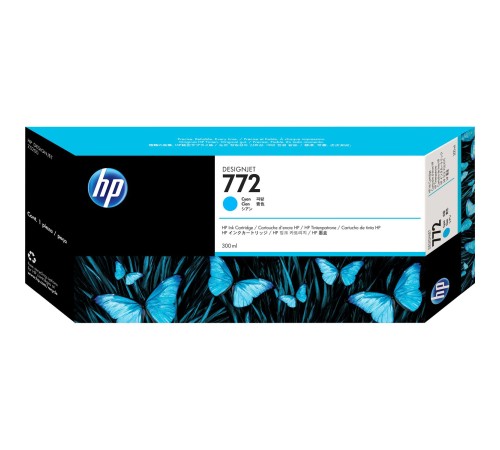 Картридж/ HP 772 300-ml Cyan Designjet Ink Cartridge