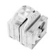 Кулер для процессора Ocypus Delta A62 WH ARGB, 2x120mm ARGB FAN, Top Panel, 6 HEAT PIPES, 4-PIN PWM, 500-2000 RPM, 29DBA, HYDRO BEARING, LGA115X/1200/1700/18XX, AM4/AM5