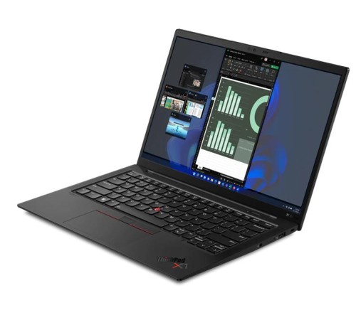 Ноутбук ThinkPad Ultrabook X1 Carbon Gen 10 14" 2.2K (2240x1400) IPS AG, i7-1260P, 16GB LPDDR5 5200, 1TB SSD M.2, Intel Iris Xe, WiFi, BT, LTE, FPR, TPM2, IR&FHD Cam, 57Wh,65 (После СЦ, царапины, потёртости)