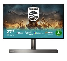 Монитор игровой 27'' 16:9 3840x2160(UHD 4K) Nano IPS, 144 Hz, 450cd/m2, 1000:1, 1ms, 3xHDMI, DP, USB-C, USB-Hub, Height adj, Tilt, Swivel, Speakers, Black