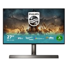 Монитор игровой 27'' 16:9 3840x2160(UHD 4K) Nano IPS, 144 Hz, 450cd/m2, 1000:1, 1ms, 3xHDMI, DP, USB-C, USB-Hub, Height adj, Tilt, Swivel, Speakers, Black