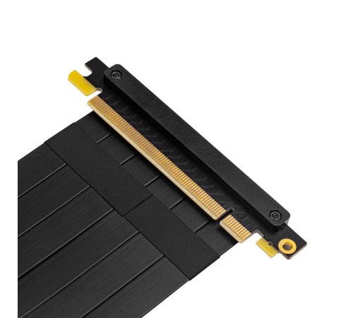 Кабель для корпуса/ Cable PCCooler PCI-Express4.0 PCIE 3.0/PCIE 4.0 X16 Graphics Card Extension Cable 185mm (PCI-E3.0 BK) Black