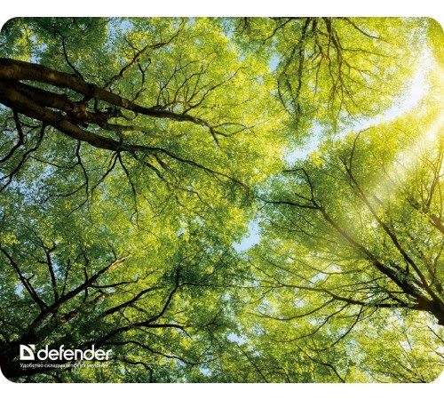 Defender Коврик для компьютерной мыши Silk Pad Nature 230x190x1.6 мм, 10 видов