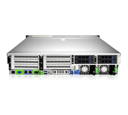 Серверная платформа/ Gooxi SR201-D12R 2U 12bay server, based on AMD 7003 platofrm. 2pcs of PCIe 4.0x16; 4xPCIe 4.0x8 2x 2.5" rear SAS/SATA 2x 2.5" rear NVMe 1300W 1+1 PSU EU power cables rail kit