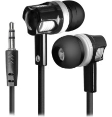 Defender Наушники вставки Basic 609 черный + белый