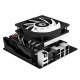 Кулер для процессора ID-COOLING IS-50 MAX RGB V3 LGA1700/1200/115X/AM5/AM4 низкопрофильный высота 77mm (27шт/кор, TDP 130W, PWM, 5 тепл.трубок, RGB FAN 120mm) BOX