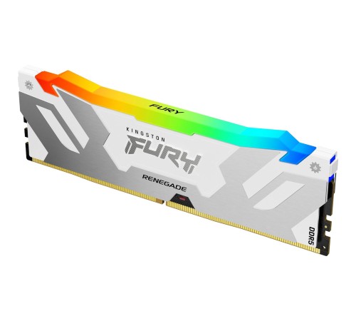 Память оперативная/ Kingston 16GB 7600MT/s DDR5 CL38 DIMM FURY Renegade RGB White XMP Память оперативная/ Kingston 16GB 7600MT/s DDR5 CL38 DIMM FURY Renegade RGB White XMP