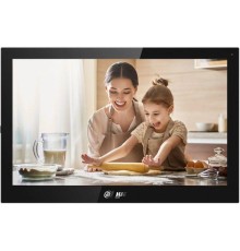 Монитор видеодомофона IP 10-и дюймовый WiFi 2.4ГГц черный 1024x600 разрешение мкостной сенсорный экран; тревожные входы / выходы 8/1; LAN; поддержка micro-SD до 265Гб; Возможность просмотра IP видеокамер; Питание: DC 12В/PoE; Габаритные размеры: 260 мм 17