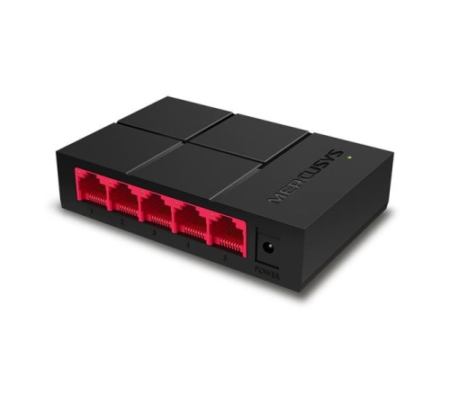 коммутатор Mercusys MS105G, 5-Port Gigabit Desktop Switch