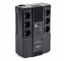 ИБП (452) Бастион SKAT-UPS AI 800ВА/480Вт/line-interactive/АКБ 9Ачx1/ 3xSchuko 3xSchuko/3 л.г. (существенное повреждение коробки)