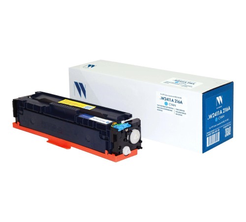 -/ Картридж NVP  NV-W2411A 216A Cyan для HP Color LaserJet M182/M183 (850k) до версии fw20220729