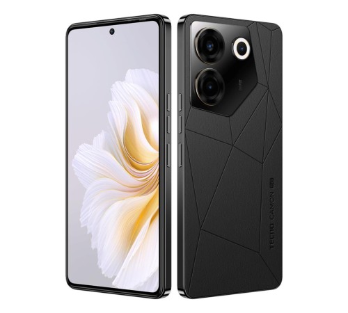 CK8n CAMON 20 Pro 5G 8+256 Dark Welkin (Black), 6.67" Asahi Glass, 20:9, 2400 x 1080 Mpix, 3.0GHz x1 +2.6GHz x3 + 2.0GHz x4 , 8 Core, 8GB RAM,256GB, up to 2TB flash, 64Мп+2Мп+2Мп/32Мп, 2Sim, LTE, 4G, 5G, BT v5.3, WiFi, GPS/AGPS, Type-C, 5000mAh, Andr