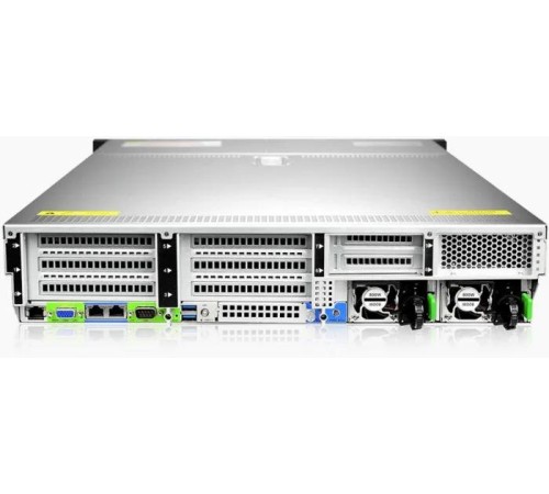 Серверная платформа/ Gooxi SR201-D12R-NV-G2 2U 12 bay server with NVME bp,based on AMD 9004 2 riser cards of PCIe5.0(X32 to x16x16)  2x rear SAS/SATA 2x rear NVME 1300W 1+1 PSU EU power cables rail kit