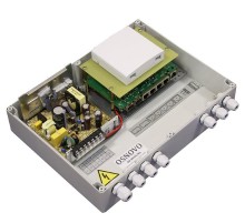 Уличный коммутатор OSNOVO SW-80402/WL Уличный управляемый (L2+) PoE коммутатор на 6 портов. Порты: 4 x GE (10/100/1000Base-T) с PoE (до 30W) + 2 x GE SFP (1000Base-X). Соответствует стандартам PoE IEEE 802.3af/at. Автом