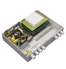 Уличный коммутатор OSNOVO SW-80402/WL Уличный управляемый (L2+) PoE коммутатор на 6 портов. Порты: 4 x GE (10/100/1000Base-T) с PoE (до 30W) + 2 x GE SFP (1000Base-X). Соответствует стандартам PoE IEEE 802.3af/at. Автом