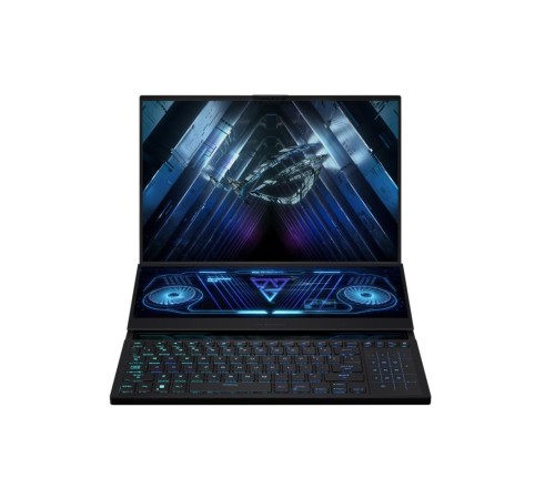 Ноутбук/ ASUS ROG Zephyrus Duo 16 GX650PY-NM083W 16"(2560x1600 miniLED (матовый, 240Hz, 3ms) )/AMD Ryzen 9 7945HX(2.5Ghz)/32768Mb/2TbPCISSDGb/noDVD/Ext:nVidia GeForce RTX4090(16384Mb)/Cam/BT/WiFi/90WHr/war 1y/2.67kg/Black/Win11Home + NumberPad; доп э Ноутбук/ ASUS ROG Zephyrus Duo 16 GX650PY-NM083W 16"(2560x1600 miniLED (матовый, 240Hz, 3ms) )/AMD Ryzen 9 7945HX(2.5Ghz)/32768Mb/2TbPCISSDGb/noDVD/Ext:nVidia GeForce RTX4090(16384Mb)/Cam/BT/WiFi/90WHr/war 1y/2.67kg/Black/Win11Home + NumberPad; доп э