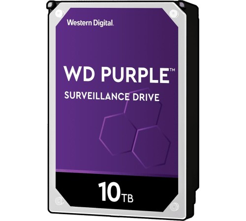 Жесткий диск/ HDD WD SATA3 10Tb Purple 7200 256Mb 1 year warranty
