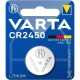 Батарейка CR2450/ Батарейка Varta ELECTRONICS CR2450 BL1 Lithium 3V (6450) (1/10/100) (1 шт.)