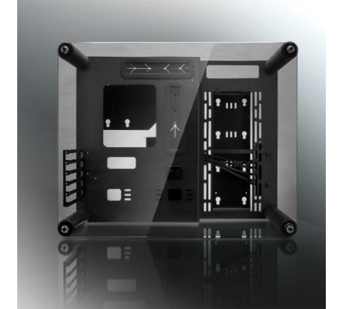корпус Raijintek PAEAN M (Micro-ATX, Aluminum Open frame case; Aluminum 3.0mm + SGCC 1.0mm; 4.0mm Tempered Glass; USB3.0 *2 + USB2.0*2; 5 PCI slots)