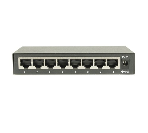 Коммутатор/ OSNOVO Неуправляемый коммутатор Fast Ethernet на 8 RJ45 портов. Порты: 8 x FE (10/100Base-TX)