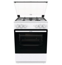 Плита GORENJE/ Тип плиты: комбинированная, Тип варочной поверхности: газовая, Цвет: белый, Гриль: Есть, Ширина, см: 60