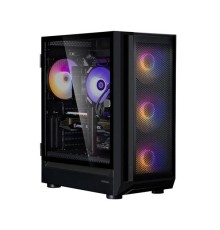 корпус ZALMAN i6, EATX, BLACK, FRONT MESH, WINDOW, 2x3.5", 3x2.5", 1xUSB2.0, 1xUSB3.0, 1xUSB Type C, FRONT 3x140mm RGB LED, REAR 1x140mm RGB LED