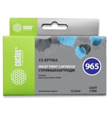 -/ Картридж струйный Cactus CS-EPT965 T0965 светло-голубой (13мл) для Epson Stylus Photo R2880