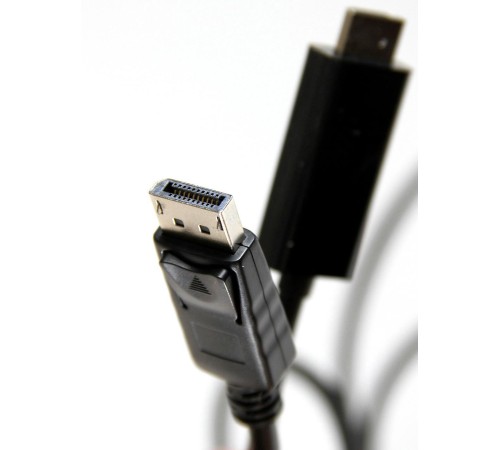 Кабель-переходник/ Кабель-переходник DisplayPort M-> HDMI M 1.8m Telecom [TA494) Кабель-переходник/ Кабель-переходник DisplayPort M-> HDMI M 1.8m Telecom [TA494)