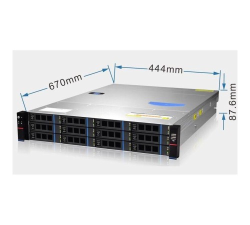 Серверный корпус/ Gooxi RMC2112-670-HS-NV-D 2U 12bay chassis SAS/SATA/NVME backplane rear 2*2.5"SAS/SATA 1300W 1+1 EU power cables rail kit Серверный корпус/ Gooxi RMC2112-670-HS-NV-D 2U 12bay chassis SAS/SATA/NVME backplane rear 2*2.5"SAS/SATA 1300W 1+1 EU power cables rail kit