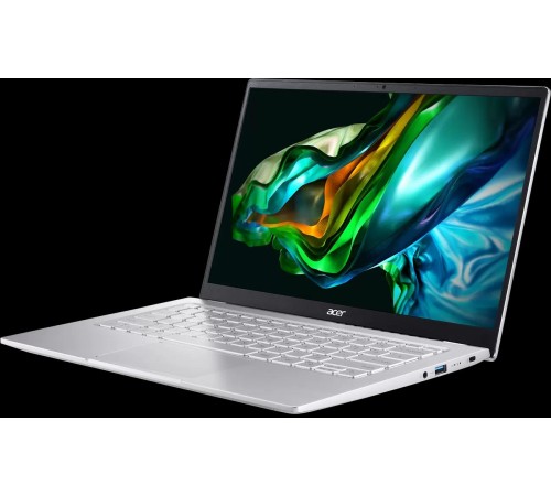 Ноутбук/ ACER Swift Go SFG14-41-R2U2 14"(1920x1080 (матовый) IPS)/AMD Ryzen 5 7530U(2Ghz)/16384Mb/512PCISSDGb/noDVD/Int:UMA/Cam/BT/WiFi/50WHr/war 1y/1.25kg/Silver/Win11Home Ноутбук/ ACER Swift Go SFG14-41-R2U2 14"(1920x1080 (матовый) IPS)/AMD Ryzen 5 7530U(2Ghz)/16384Mb/512PCISSDGb/noDVD/Int:UMA/Cam/BT/WiFi/50WHr/war 1y/1.25kg/Silver/Win11Home