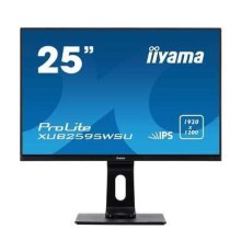Монитор LCD 25'' 16:10 1920х1200(WUXGA) IPS, 300cd/m2, 1000:1, 5M:1, 4ms, VGA, HDMI, DP, USB-Hub, Height adj, Tilt, Swivel, Speakers, 3Y, Black (Вскрытая упаковка)
