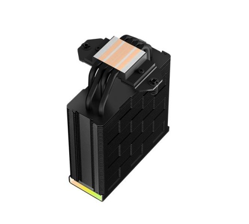 Кулер для процессора DEEPCOOL AK400 DIGITAL LGA1700/1200/115X/AM5/AM4 (18шт/кор, TDP 220W, PWM, Fan 120mm, 4 тепл. трубки, черный) RET (R-AK400-BKADMN-G)