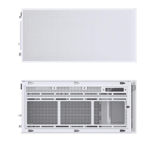 Корпус без блока питания/ Case JONSBO D41 MESH, Midi-Tower, TG, no fan, 1xUSB-A 3.2 + 1xUSB-C 3.2, ATX, mATX White