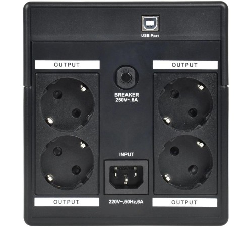 ITK ELECTRA ET ИБП 1,2кВА/720Вт с АКБ 2х7AH USB Schuko