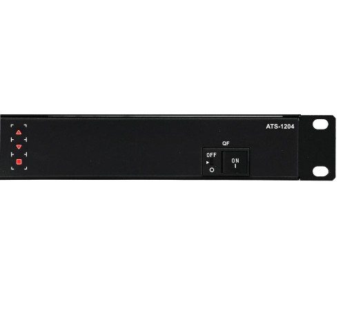 ELEMY RACK ATS, 1U, 220В, 16А, OLED, Ethernet, in (2) C20, out (1) C19 (9) C13 ELEMY RACK ATS, 1U, 220В, 16А, OLED, Ethernet, in (2) C20, out (1) C19 (9) C13