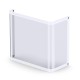 Корпус без блока питания/ Case JONSBO TK-2, Midi-Tower, TG, no fans, 1xUSB-A 3.2 + 1xUSB-C 3.2, ATX, mATX, mITX White