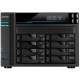 сетевое хранилище ASUSTOR AS6508T 8-Bay NAS/Media player/Intel Atom C3538 2,1GHz(Quad-Core), 8GB SO-DIMM DDR4, noHDD(HDD,SSD),/2x10GbE+2x2,5Gbe(LAN)/2xUSB3.2,HDMI/M.2/4ip camera license