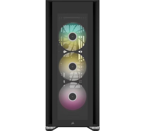 Корпус без блока питания/ Case Corsair iCUE 7000X RGB, Full-Tower, TG, 4x140mm RGB, 4xUSB-A 3.0, 1xUSB 3.2 Type-C, E-ATX, ATX, mATX, mITX Black