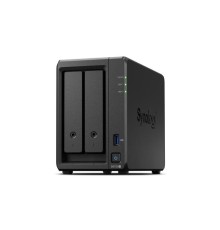 Система хранения данных Synology QC 2,6GhzCPU/2GB(32)/RAID0,1,10,5,6/upto 2HP HDD SATA(3.5', 2.5')upto 7 (1xDX517)/1xUSB3.2/2xGbE/iSCSI/2xIPcam(up to40)/1xPCIe 3.0/1xPS/1YW (repl DS720+)''