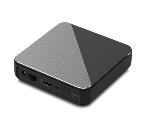 Плеер/ Smart TV Mediaplayer Dune HD Homatics Box R 4K Plus: UltraHD/60 Hz/HDR/HDR10+/Dolby Vision, CPU Amlogic S905X4-K, RAM 4 Gb, Flash 32 Gb, 1xUSB3.0, 1xUSB2.0, LAN 1000Mb/s, WiFi 802.11ax, BT 5.0, HDMI 2.1, S/PDIF, BT+Voice Remote Control, Android  TV
