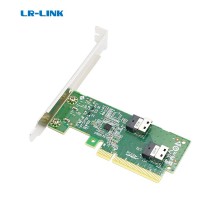 Адаптер для SSD/ PCIe x8 to Two SlimSAS SFF-8654 4i Adapter