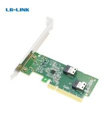 Адаптер для SSD/ PCIe x8 to Two SlimSAS SFF-8654 4i Adapter