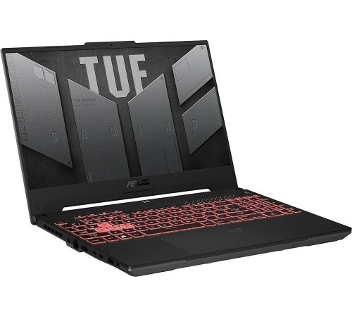 Ноутбук/ ASUS TUF F15 FX507ZC4-HN172 15.6"(1920x1080 (матовый, 144Hz) WVA)/Intel Core i7 12700H(2.3Ghz)/16384Mb/512PCISSDGb/noDVD/Ext:nVidia GeForce RTX3050(4096Mb)/Cam/BT/WiFi/56WHr/war 1y/2.2kg/Mecha Gray/DOS Ноутбук/ ASUS TUF F15 FX507ZC4-HN172 15.6"(1920x1080 (матовый, 144Hz) WVA)/Intel Core i7 12700H(2.3Ghz)/16384Mb/512PCISSDGb/noDVD/Ext:nVidia GeForce RTX3050(4096Mb)/Cam/BT/WiFi/56WHr/war 1y/2.2kg/Mecha Gray/DOS