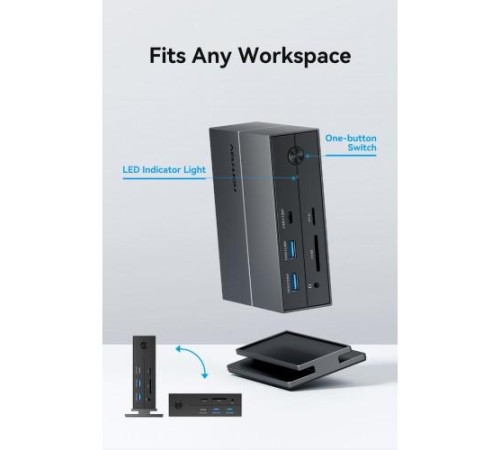 Мультифункциональная док-станция Vention USB Type C 14 в 1 с поддержкой Thunderbolt 4 Мультифункциональная док-станция Vention USB Type C 14 в 1 с поддержкой Thunderbolt 4