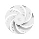 Вентилятор для корпуса ZALMAN ZM-AF120R ARGB WHITE, REVERSE, 120x120x25mm, 4-PIN PWM, 800-1500 RPM, 24,3 DBA MAX, HYDRO BEARING